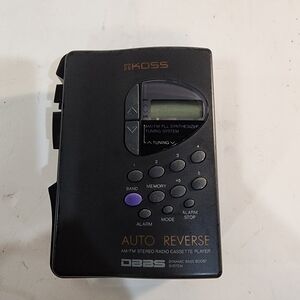 Koss Model PP106 AM/FM Stereo Radio Cassette Player - Not Tested